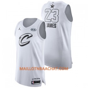 Maillot NBA Cleveland Cavaliers LeBron James 23 2018 All-Star Jordan Brand Blanc Swingman - Homme